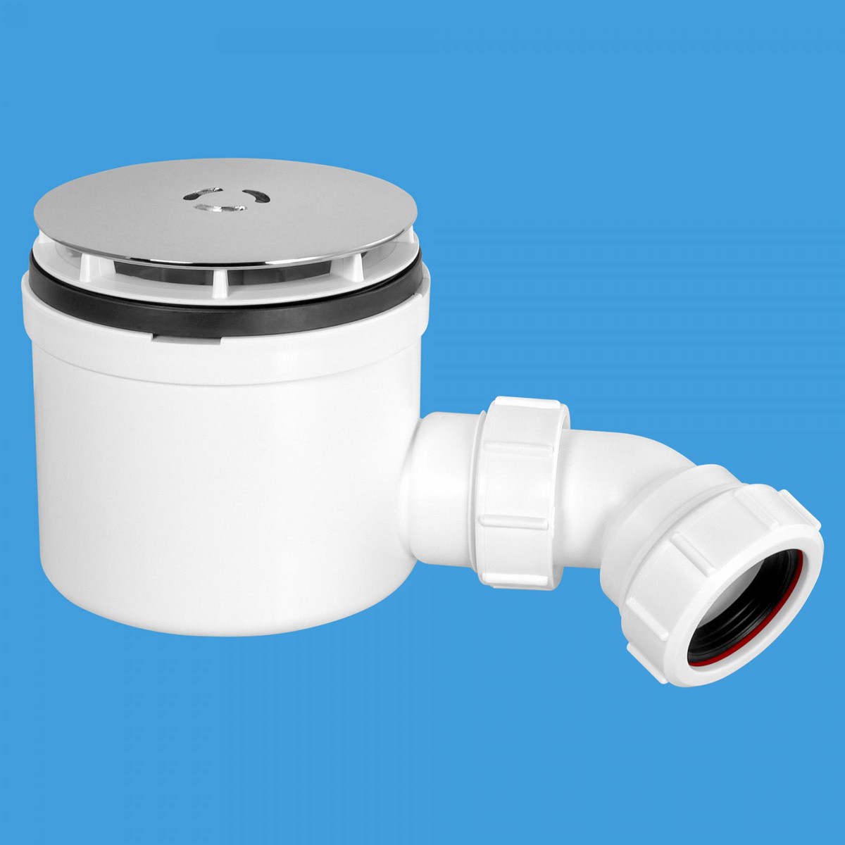 McAlpine ST90CB10-HP2 - Shower Trap Chrome Effect 90mm