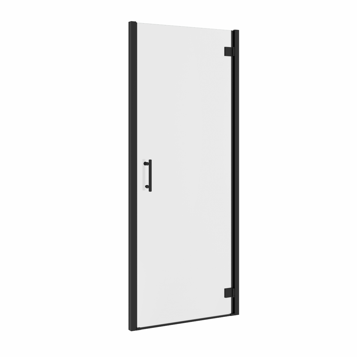 Ennerdale - 800mm Hinged Shower Door - Black