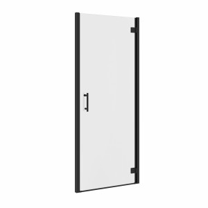 Ennerdale - 800mm Hinged Shower Door - Black