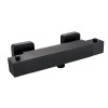 Beauly Square Exposed Thermostatic Valve Matt Black